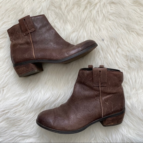 Sam Edelman James Leather Ankle Bootie Size 5.5 - Picture 2 of 7